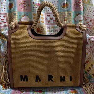 Marni Woven Tote Bag